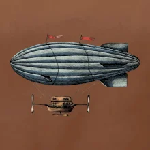 Vzducholoď barevná