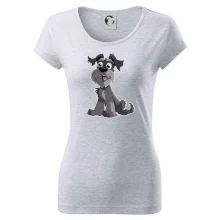 Knírač kreslený sedící