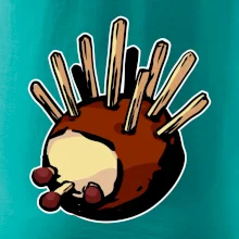 Kaštanový ježeček - prso