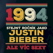 1994 stejný ročník jako Justin Bieber