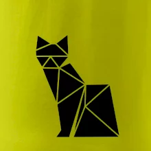 Origami kočka z boku