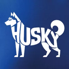 Husky nápis v těle