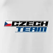 Czech team s vlajkou - Mistrovství světa v ledním hokeji 2025