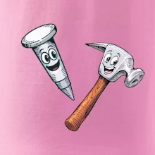 Parové triko - Kladivo a hřebík