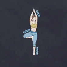 Calm yoga power (Radek Pilař ART)