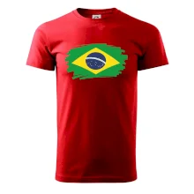 Brazílie vlajka štětkou Brazílie vlajka štětkou