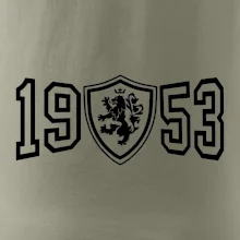 Narozeninový motiv - znak - 1953