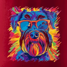 Knírač barevný styl 70s