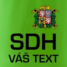 Sbor dobrovolných hasičů - znak bez nápisu + Nápis na zádech