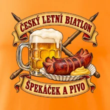 Český letní biatlon špekáček a pivo