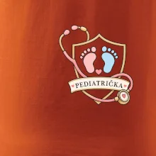 Pro nejmenší - pediatrický štít s otisky nožiček