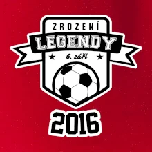 Zrození fotbalové legendy - tvůj den a rok narození