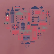 Anglie symboly srdce