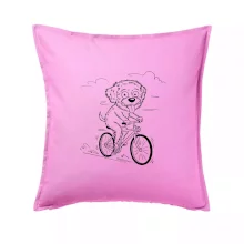 Lagotto romagnolo karikatura na kole černá