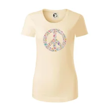 Peace symbol lístečky