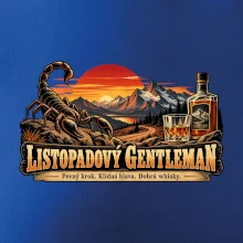 Listopadový gentleman whisky a horský západ slunce