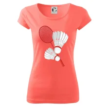 Badminton - pálka a košík