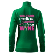 Will trade medical advice for wine