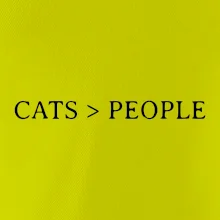 Cats > people