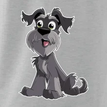 Knírač kreslený sedící