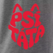 Psí táta nápis v hlavě