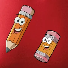 Tužka  a guma kreslená