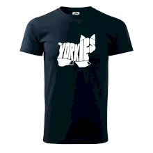 Jorkšírský teriér - Yorkie - Nápis v těle Jorkšírský teriér - Yorkie - Nápis v těle