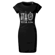 D I A life - kreslený insulin injekce a glukometr