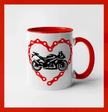 Moto srdce řetěz - supersport