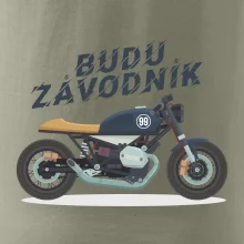 Budu závodník  modrý cafe racer