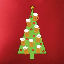 Nic více nepotřebuji - stromeček a pivo (Pecka design)