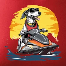 Chrt na vodním skútru