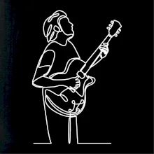 Kytarista jedním tahem