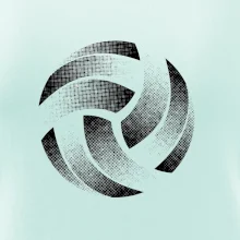 Volejbalový míč tiskový design