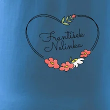 Tričko se jmény dětí - srdce na prsu