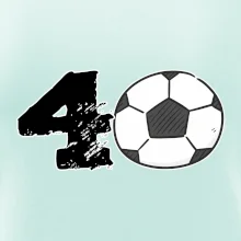 Fotbal kulaté narozeniny 40