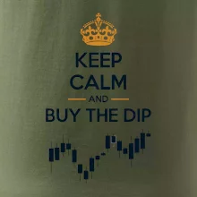 Keep Calm and Buy the Dip - koruna  a graf