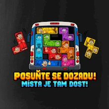 Posuňte se dozadu místa je tam dost