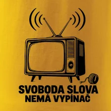 Svoboda slova nemá vypínač retro televize