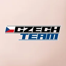 Czech team s vlajkou - Mistrovství světa v ledním hokeji 2025