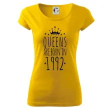Queens are born in 1992 Queens are born in 1992