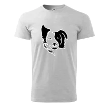 Border kólie obrys hlavy