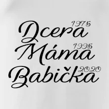 Dcera, máma, babička - vaše ročníky