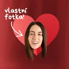 Vlastní fotka v srdci