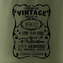 Vintage Etiketa - 1962