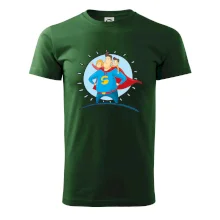 Táta superman - holka a kluk Táta superman - holka a kluk