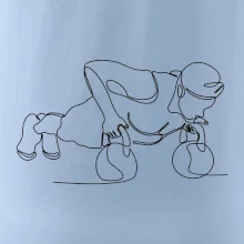 Kitebell posilování jedním tahem