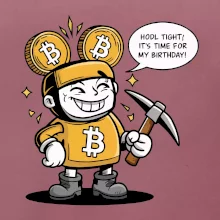 Hodl tight, it's time for my birthday!