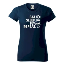 Eat sleep fly repeat