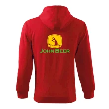 John Beer jelen s pivem
